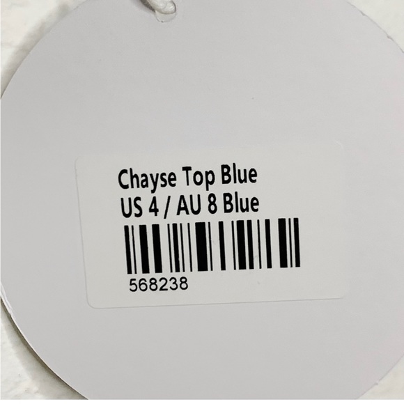 Blue Princess Polly Halter Crop Top - NWT - Picture 6 of 8